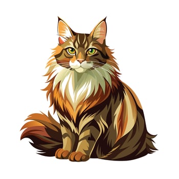 Realistic Illustration of Popular Pet Cat vector
