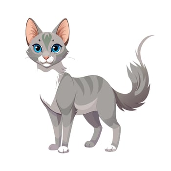 Realistic Illustration of Popular Pet Cat vector
