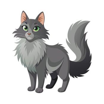 Realistic Illustration of Popular Pet Cat vector