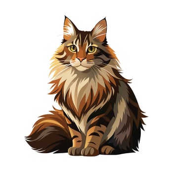 Realistic Illustration of Popular Pet Cat vector