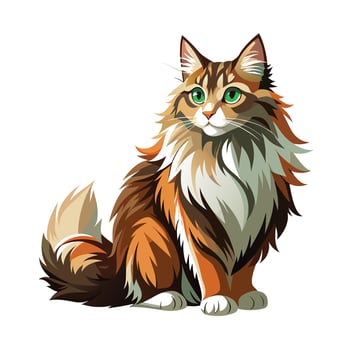 Realistic Illustration of Popular Pet Cat vector