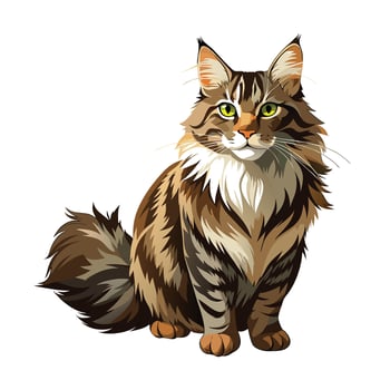 Realistic Illustration of Popular Pet Cat vector
