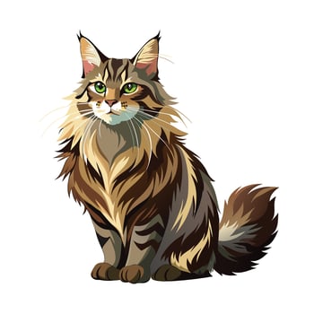 Realistic Illustration of Popular Pet Cat vector