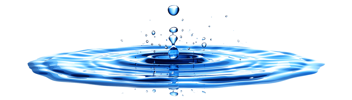 3D Water Drop Ripples Splash Illustration png