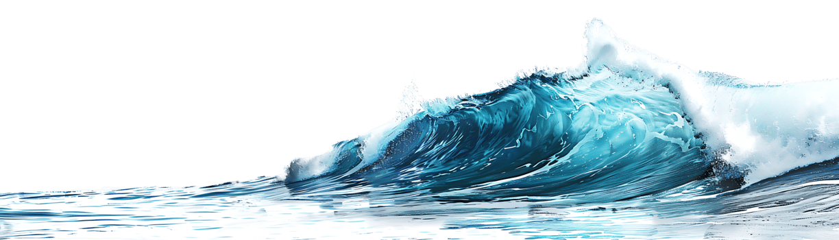 Abstract Ocean Wave Illustration png