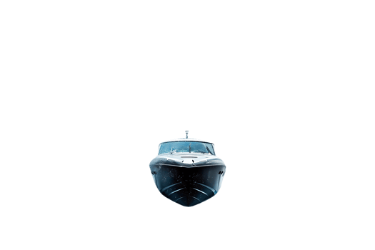 Boat Front View Isolated 3D Render png