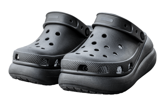 Black slipper shoes png
