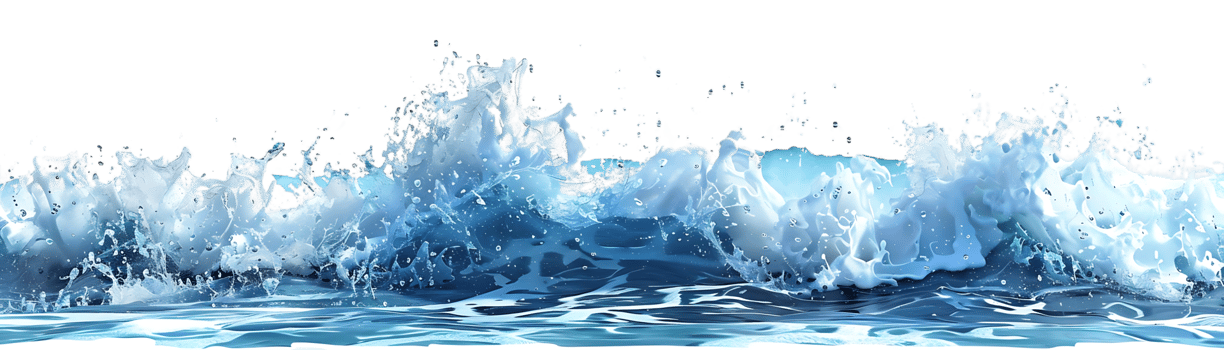 Water Splashing 3D Illustration png