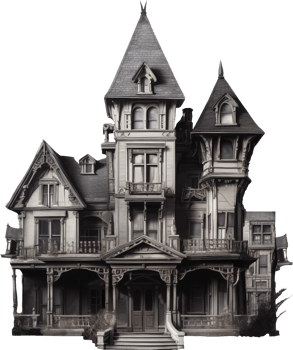 Haunted House for halloween png