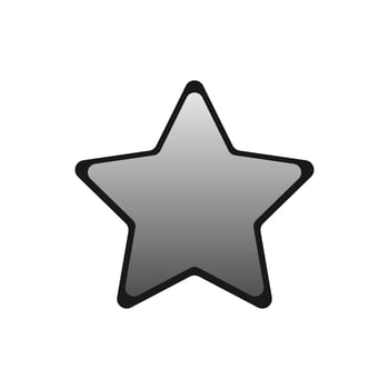 Favorite star icon sign vector