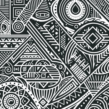 Ethnic tribal pattern. Geometric design perfect for backgrounds, backdrops, wrapping paper, wallpaper, textiles, carpets vector