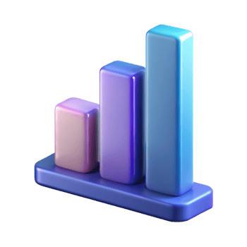 Bar graph 3D bar graph design 3D bar graph icon png