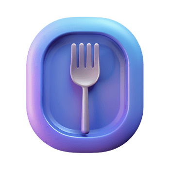 Utensil 3D Utensil icon 3D Utensil symbol png