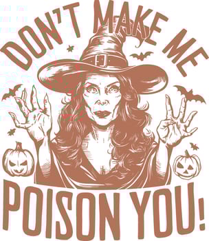 Best Halloween T-Shirt design, Vintage Halloween Witch vector