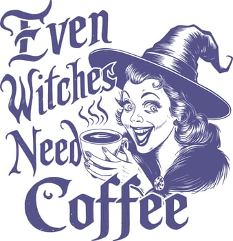 Best Halloween T-Shirt design, Vintage Halloween Witch vector