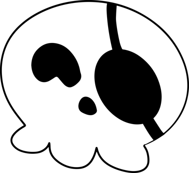 The Skull for holiday and halloween concept png