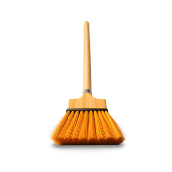 Cleaning brush on transparent background png