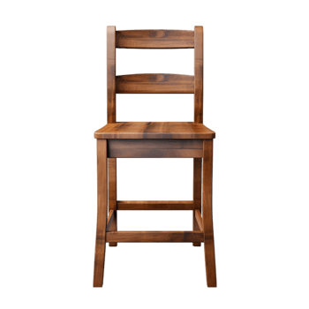 Wooden chair on transparent background png