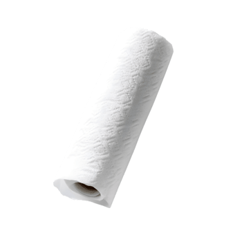 close up of a white toilet paper roll on transparent background png