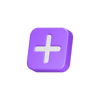 Plus cross add symbol 3d icon png
