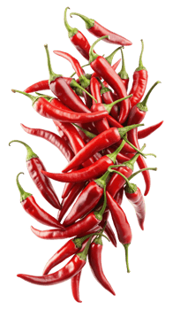 Flying Chilies Vegetable Image Clip png