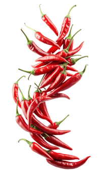 Flying Chilies Vegetable Image Object png