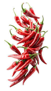Flying Chilies Vegetable Image Illustration png