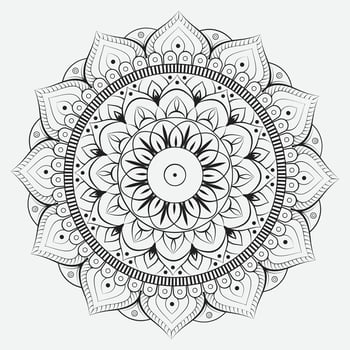 abstract and decorative concept mandala vector