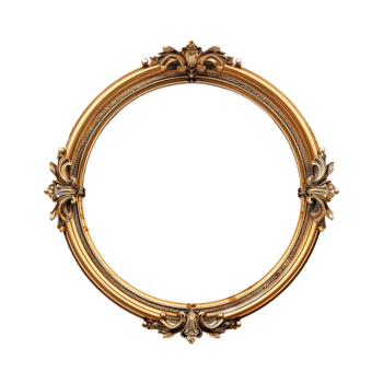 gold frame simple png