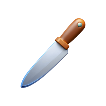 a knife on a transparent background png
