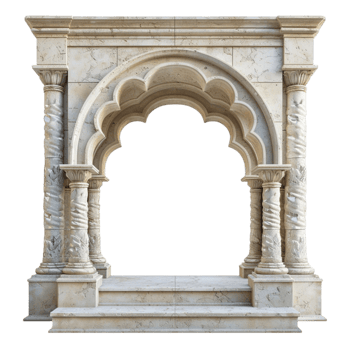 Greek Pillar Archways Timeless Elegance in Architectural Design png