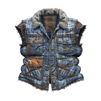 Winter Vest on Transparent Background png