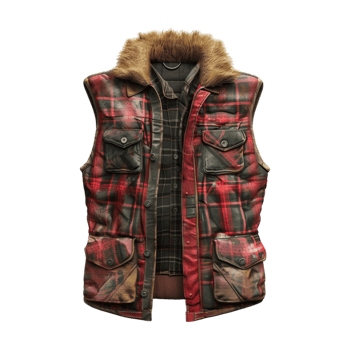 Winter Vest on Transparent Background png