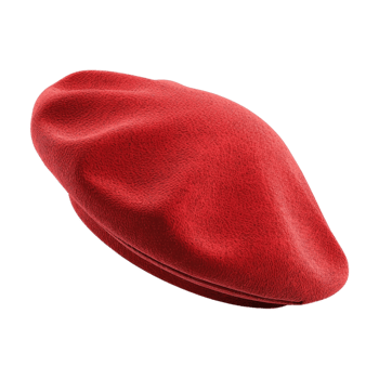 Beret Hat on Transparent Background png