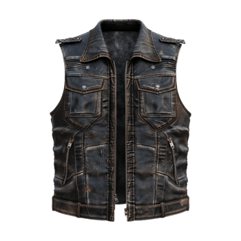Biking or Motorcycle Vest on Transparent Background png