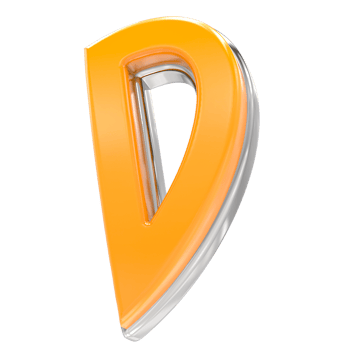 D Letter 3D Render png