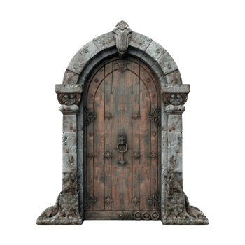 Imaginary Gate on Transparent Background png