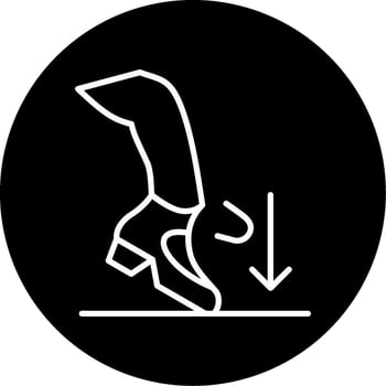Ball Dig Circle Icon vector