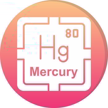 Mercury Circle Icon vector