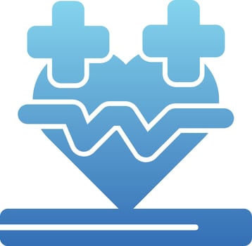 Medical Glyph Gradient Icon vector