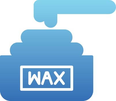 Wax Glyph Gradient Icon vector