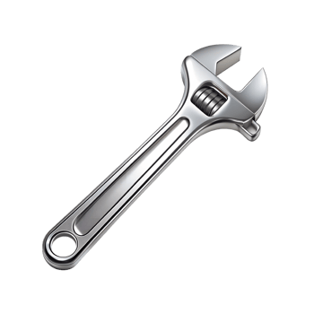 a wrench on a transparent background png
