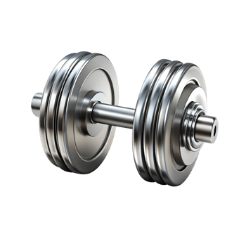 dumbbells on a white background png