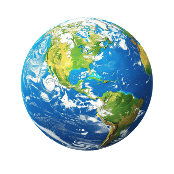 3D Earth globe png