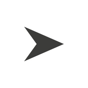 Arrow, forward icon. illustration, flat design. vector