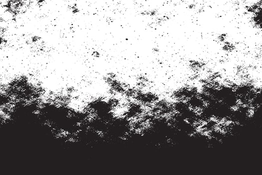 Gritty and Rough Black Grunge Texture on White Background An Illustration of Grunge Effects vector