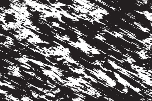 Detailed Grunge Effect Black Rough and Gritty Texture on White Background Illustration vector
