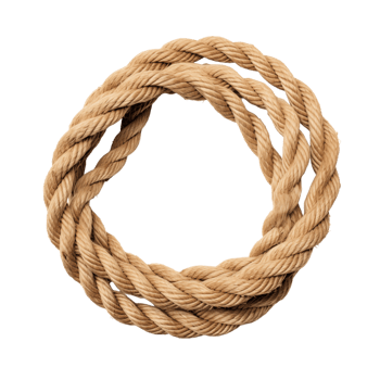 Rope isolated on transparent background png