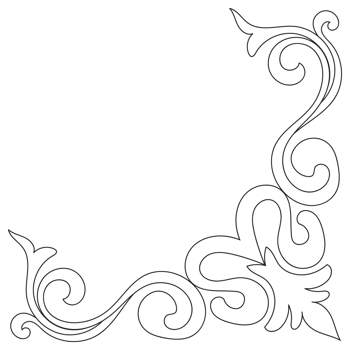 vintage black corner lines Ornate vintage design element with calligraphy swirls, wavy lines, ornate pattern. and paper rolls Frames and banners png