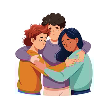 Love and Emotional Moment Illustration vector